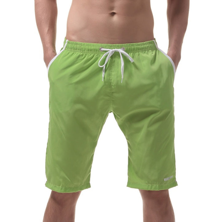 Men's Quick Dry Board Shorts with Drawstring and Pockets