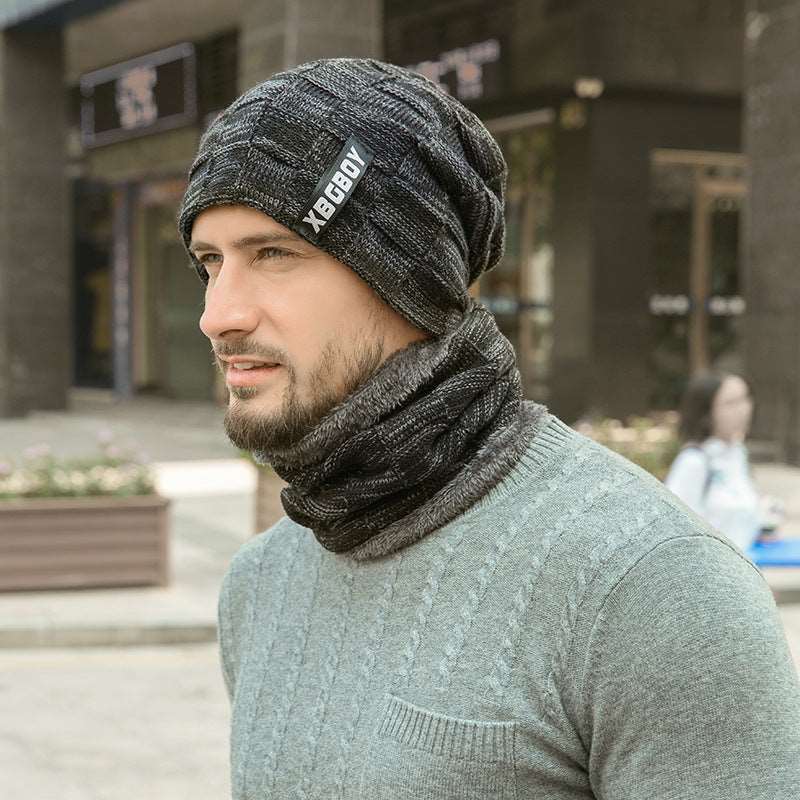 Knit Wool Hat with Matching Neck Warmer in 10 Coolers - Wazzi's Wear