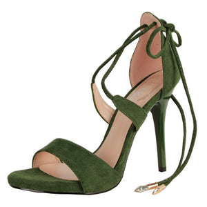 Women’s Stiletto High Heel Sandals in 2 Colors - Wazzi's Wear