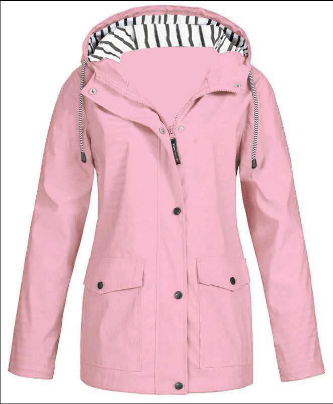 Women’s Waterproof and Windproof Hooded Jacket