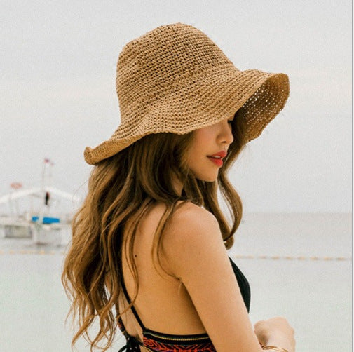 Foldable Holiday Beach Straw Hat