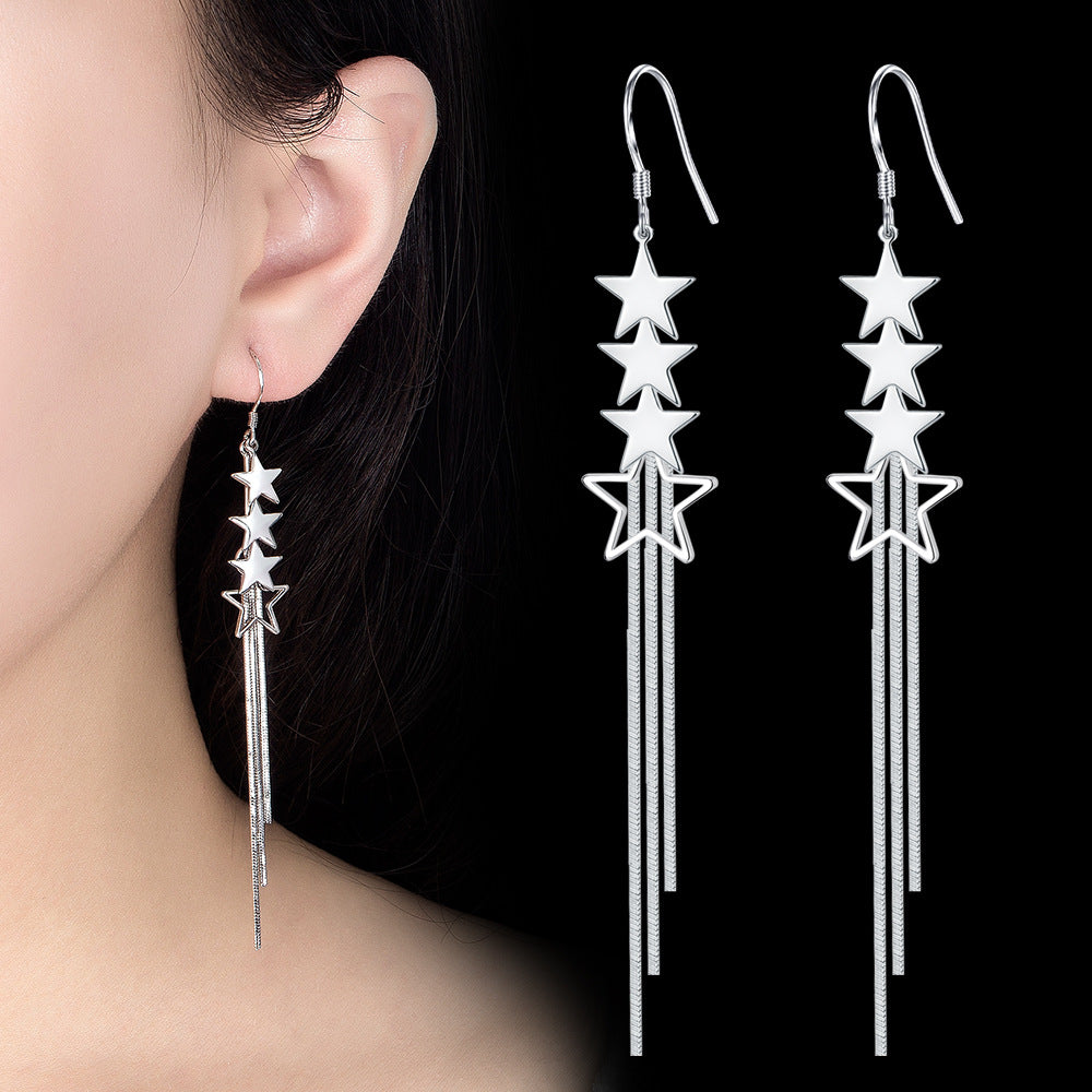 Women’s Star Tassel Earrings - Wazzi's Wear