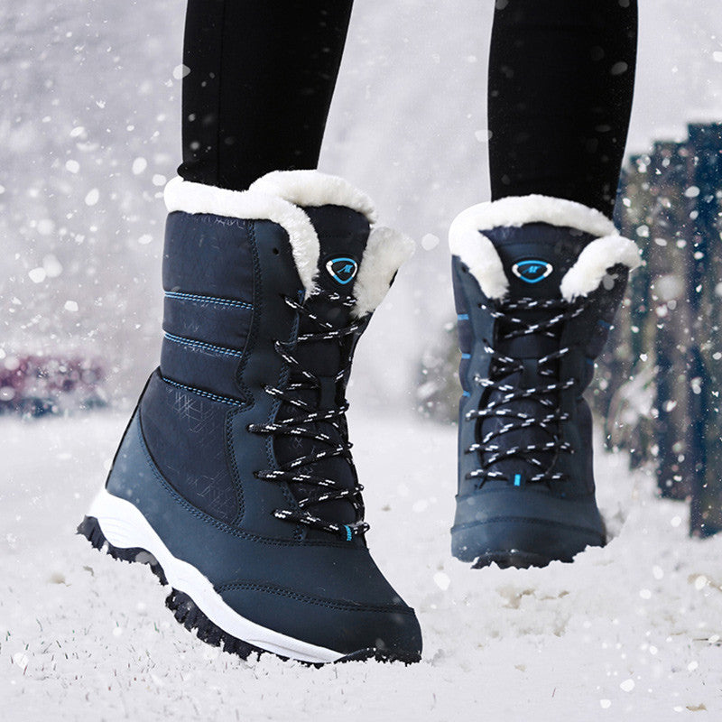 Women’s Plush Ankle Snow Boots in 4 Colors - Wazzi's Wear