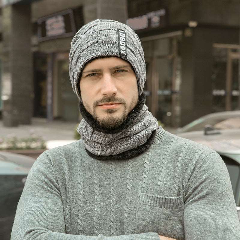 Knit Wool Hat with Matching Neck Warmer in 10 Coolers - Wazzi's Wear