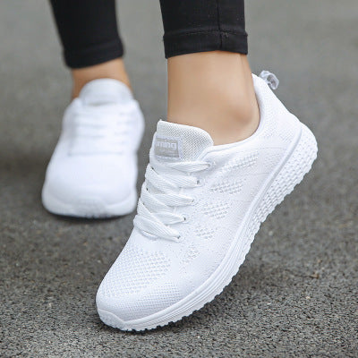 Women’s Breathable Non-Slip Flying Woven Running Shoes