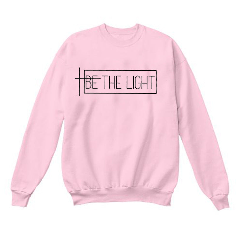 Women's Be The Light Fleece Sweatshirt in 5 Colors S-3XL - Wazzi's Wear