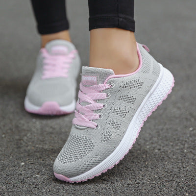 Women’s Breathable Non-Slip Flying Woven Running Shoes