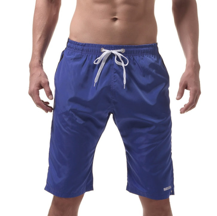 Men's Quick Dry Board Shorts with Drawstring and Pockets