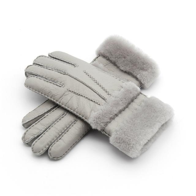 Women’s Fur-Lined Leather Gloves in 7 Colors - Wazzi's Wear