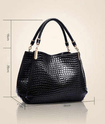 Women’s Crocodile Pattern Hand Bag 