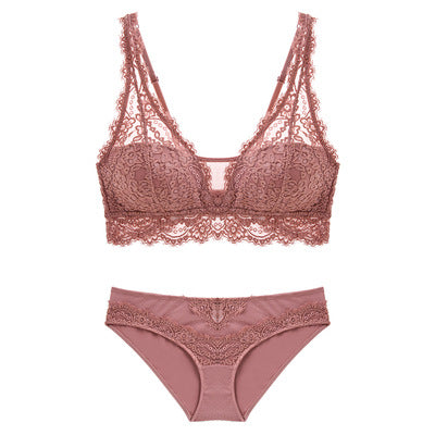 Women’s Lace Bra and Panty Set in 5 Colors - Wazzi's Wear