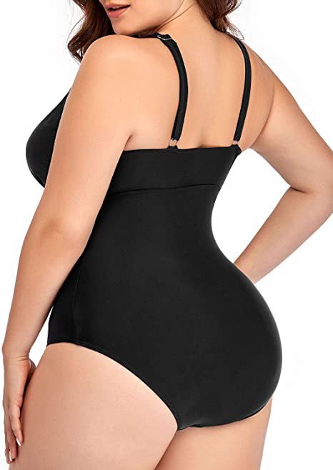 Women's One Piece Swimsuit with Mesh S-5XL - Wazzi's Wear