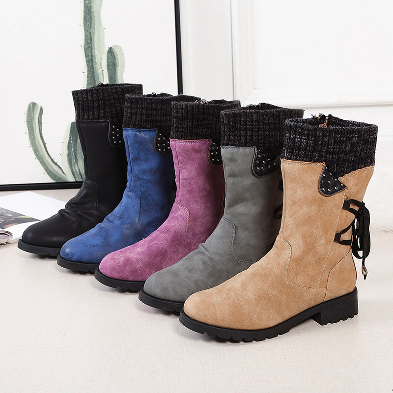 Women’s Mid-Calf Snow Boots in 6 Colors - Wazzi's Wear