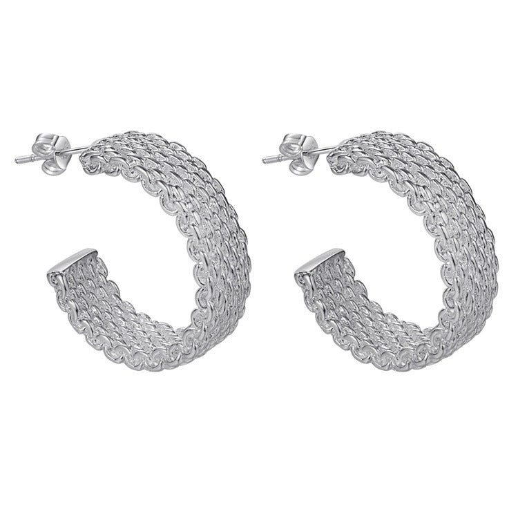 Women’s Silver Plated Earrings - Wazzi's Wear