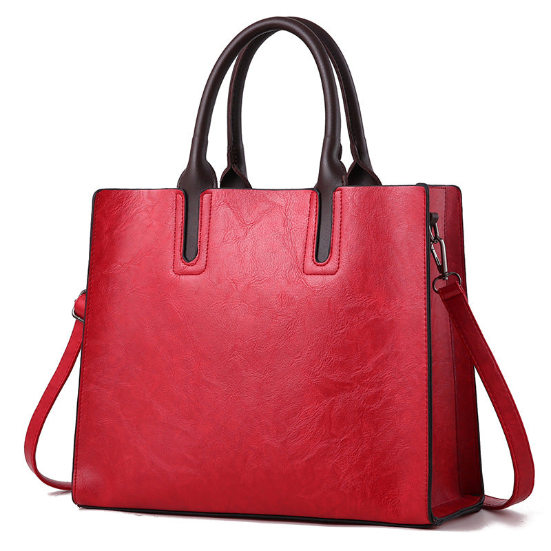 Women’s Large Capacity Hand Shoulder Bag in 5 Colors - Wazzi's Wear