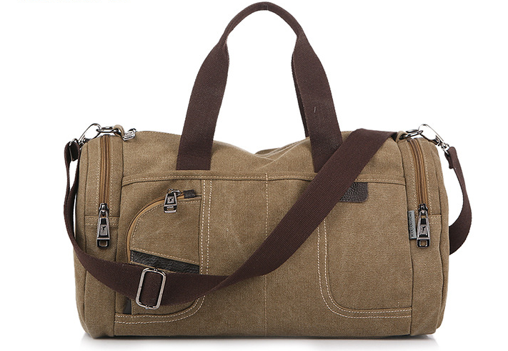 Men’s Large-Capacity Canvas Tote in 3 Colors - Wazzi's Wear