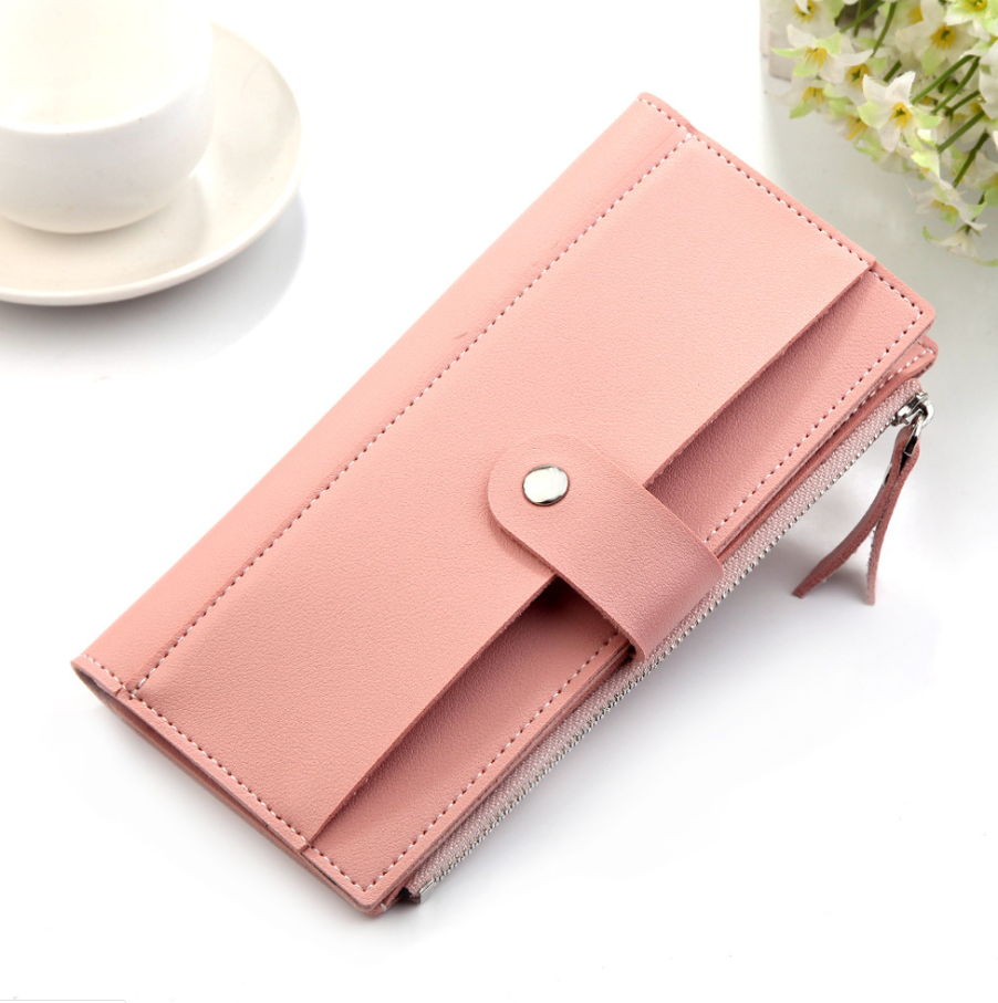 Women’s Three Fold Clutch Wallet in 6 Colors - Wazzi's Wear