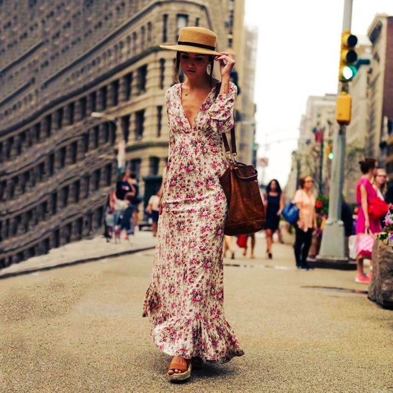 Swing bohemian dress