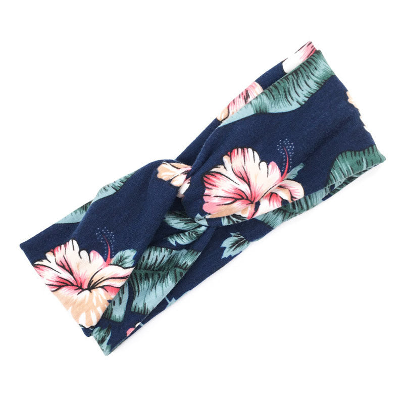 Women’s Floral Boho Headband in 12 Colors - Wazzi's Wear