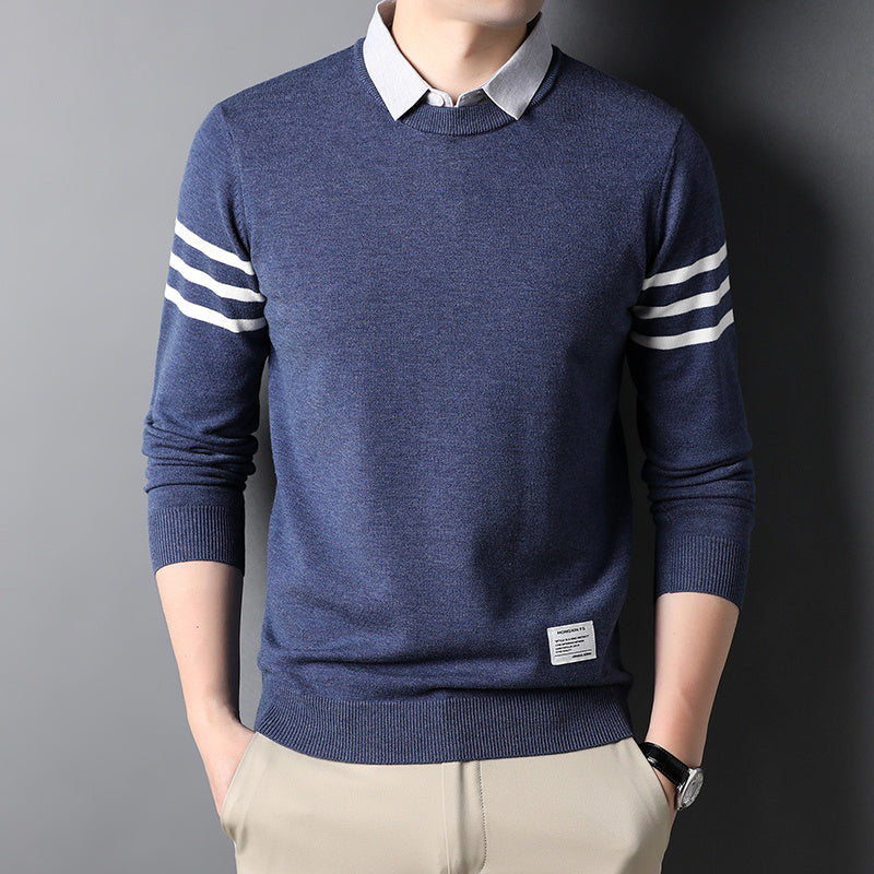 Winter Crew Neck Trend Men's Sweater Tops
