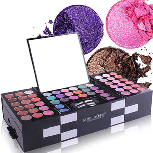 144 Color Makeup Kit with Mirror - Wazzi's Wear