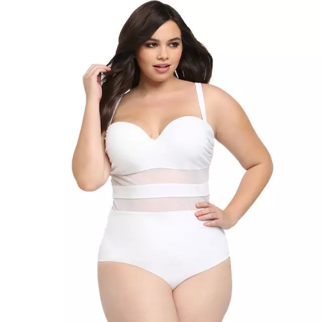 Women's Plus Size Swimsuit in 7 Colors XL-4XL - Wazzi's Wear