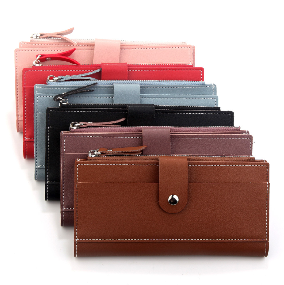 Women’s Three Fold Clutch Wallet in 6 Colors - Wazzi's Wear