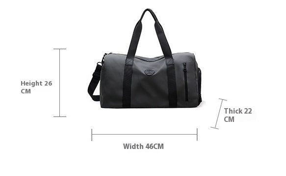 Large Capacity Gym Bag with Shoe Compartment