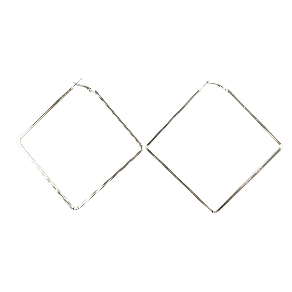 Women's Large Geometric Earrings in 2 Colors - Wazzi's Wear