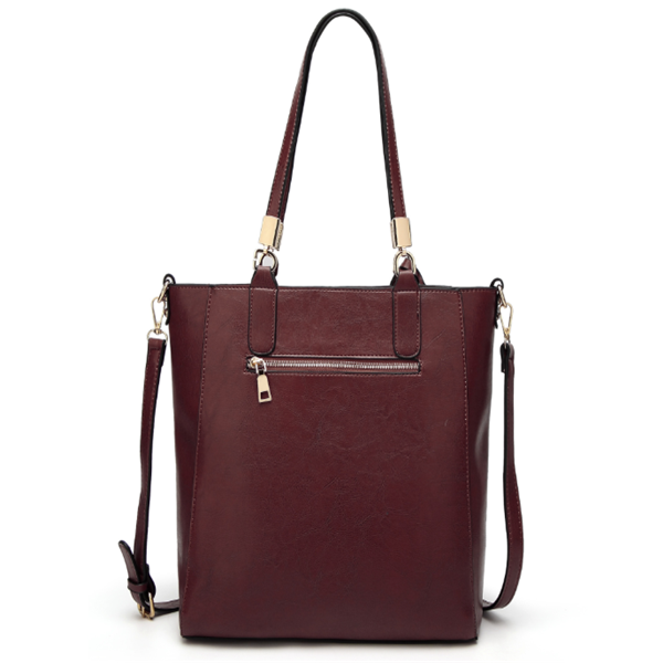 Women’s Messenger Bag with Zipper in 4 Colors - Wazzi's Wear