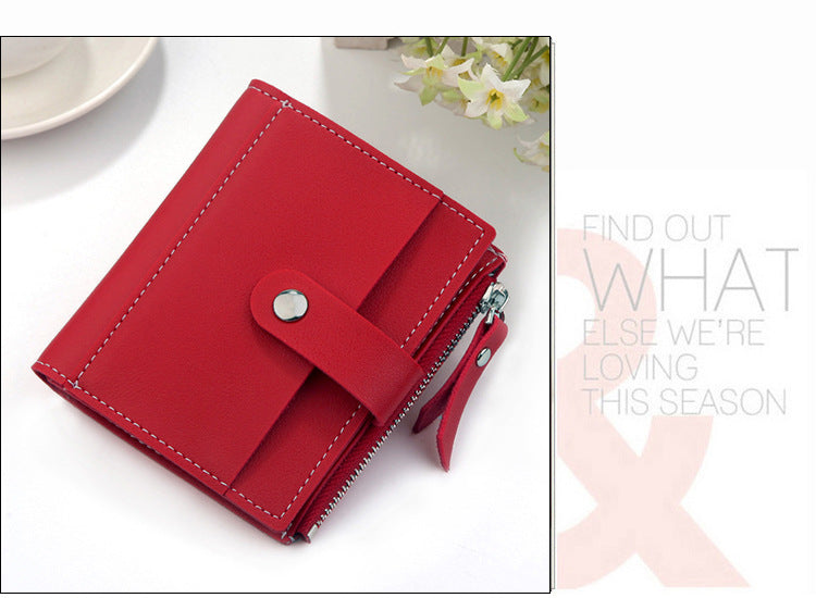 Women’s Three Fold Clutch Wallet in 6 Colors - Wazzi's Wear