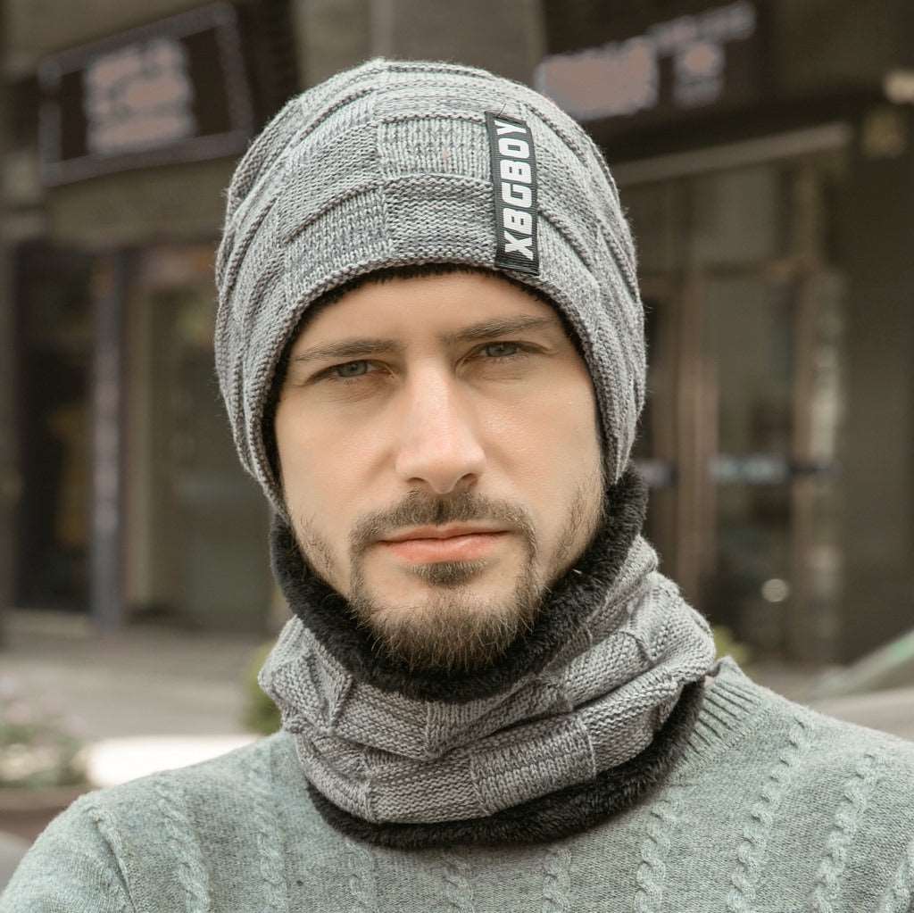 Knit Wool Hat with Matching Neck Warmer in 10 Coolers - Wazzi's Wear