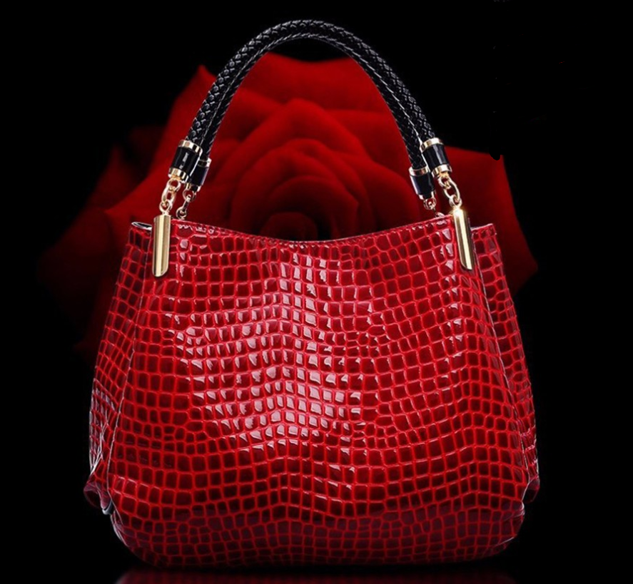 Women’s Crocodile Pattern Hand Bag 