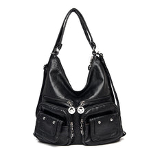 Load image into Gallery viewer, Women&#39;s Soft Leather Shoulder Bag with Multiple Compartments in 4 Colors - Wazzi&#39;s Wear