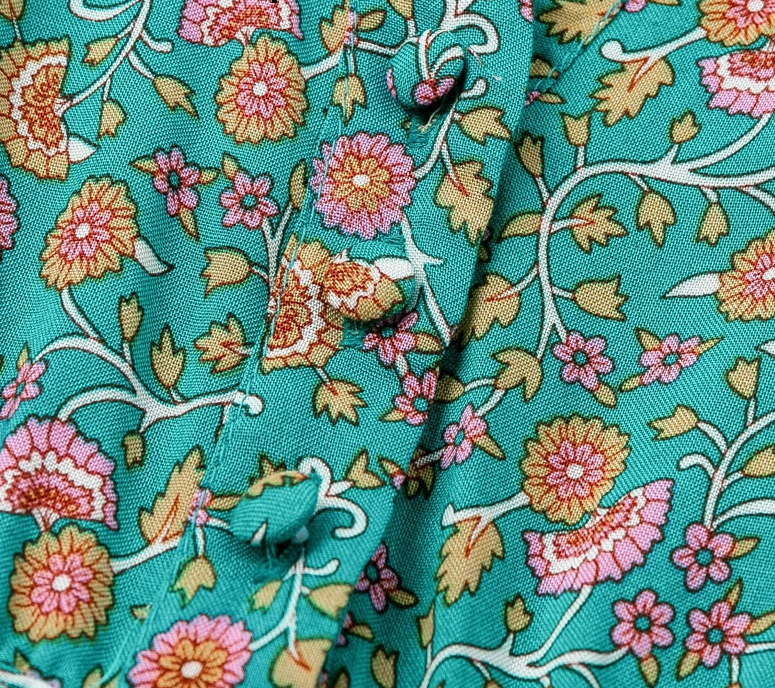 Women’s Bohemian V-Neck Short Sleeve Maxi Dress in 3 Colors S-2XL - Wazzi's Wear