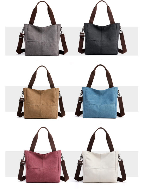 Women’s Canvas Crossbody Bag in 6 Colors - Wazzi's Wear