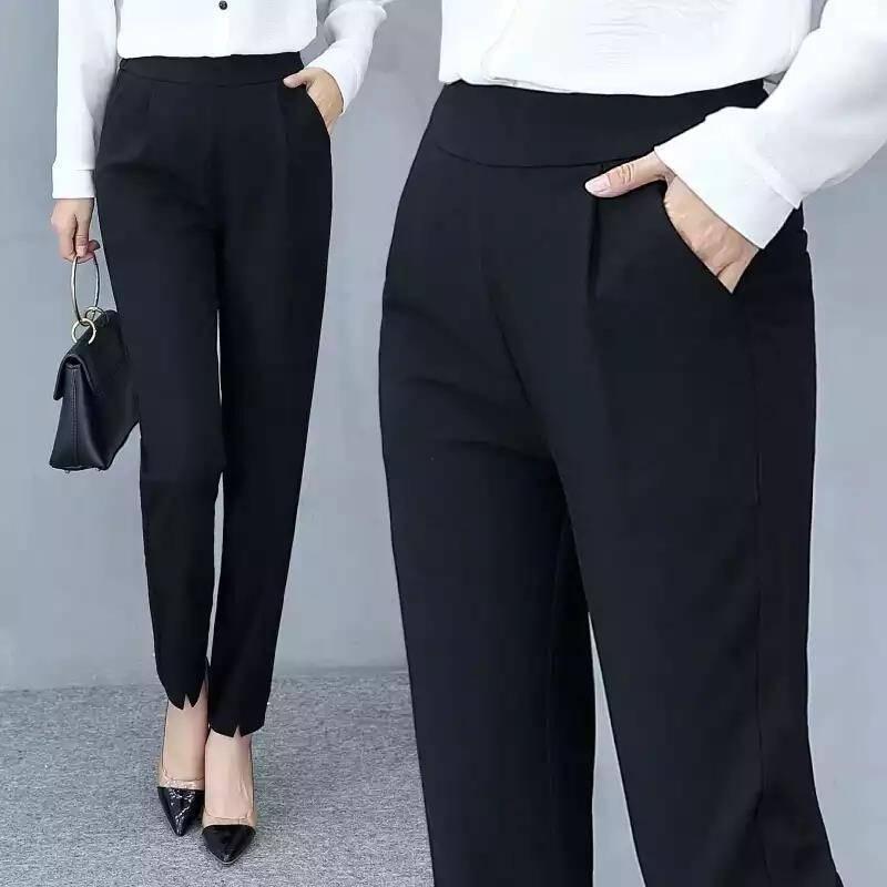 Women’s Pleated Pants with Pockets in 7 Colors M-3XL - Wazzi's Wear