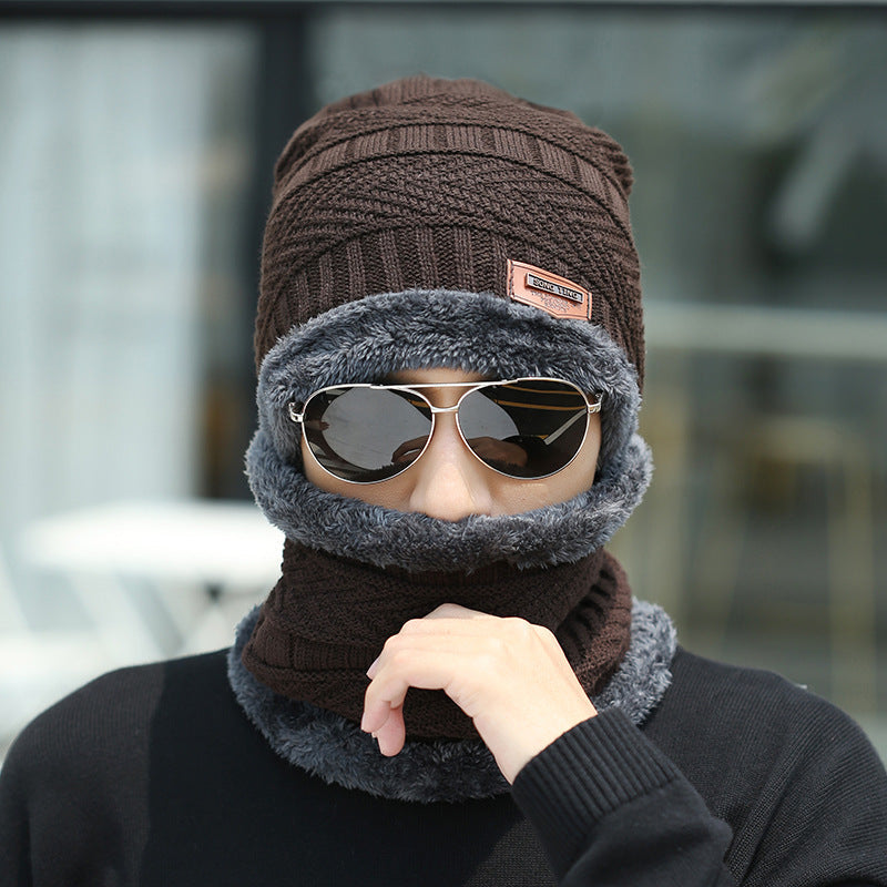 Unisex Fleece-Lined Toque with Matching Neck Warmer