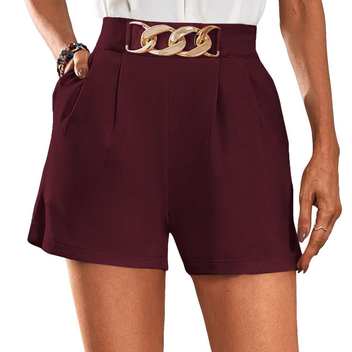 Women's Elegant High Waist Shorts