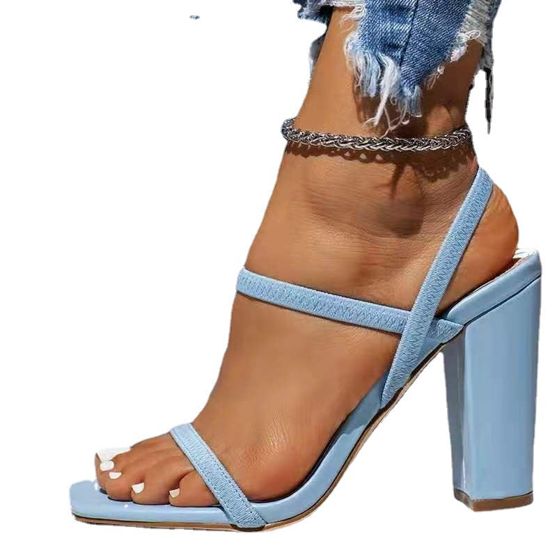 Women’s High Heels Sandals in 4 Colors - Wazzi's Wear