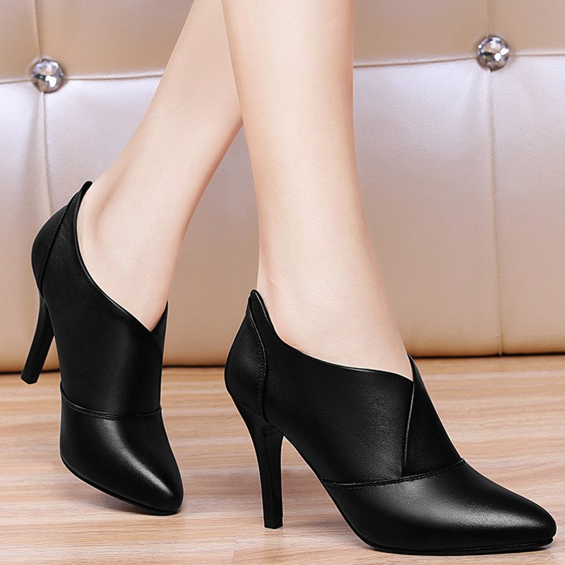 Women's High Heel Boots in 2 Colors and Styles - Wazzi's Wear
