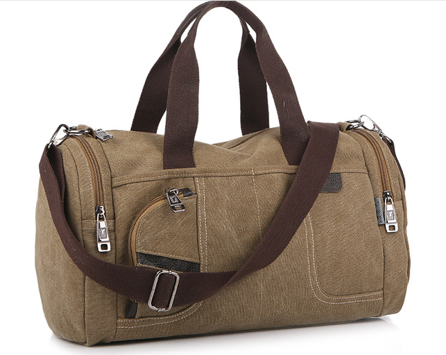 Men’s Large-Capacity Canvas Tote in 3 Colors - Wazzi's Wear