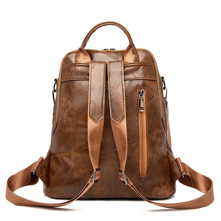 Women’s PU Leather Shoulder Bag Backpack in 2 Colors - Wazzi's Wear