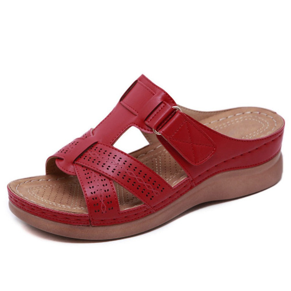 Women’s Cross-Strap Flat Heel Sandals in 5 Colors