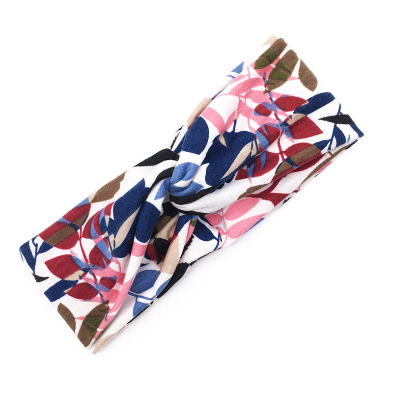 Women’s Floral Boho Headband in 12 Colors - Wazzi's Wear