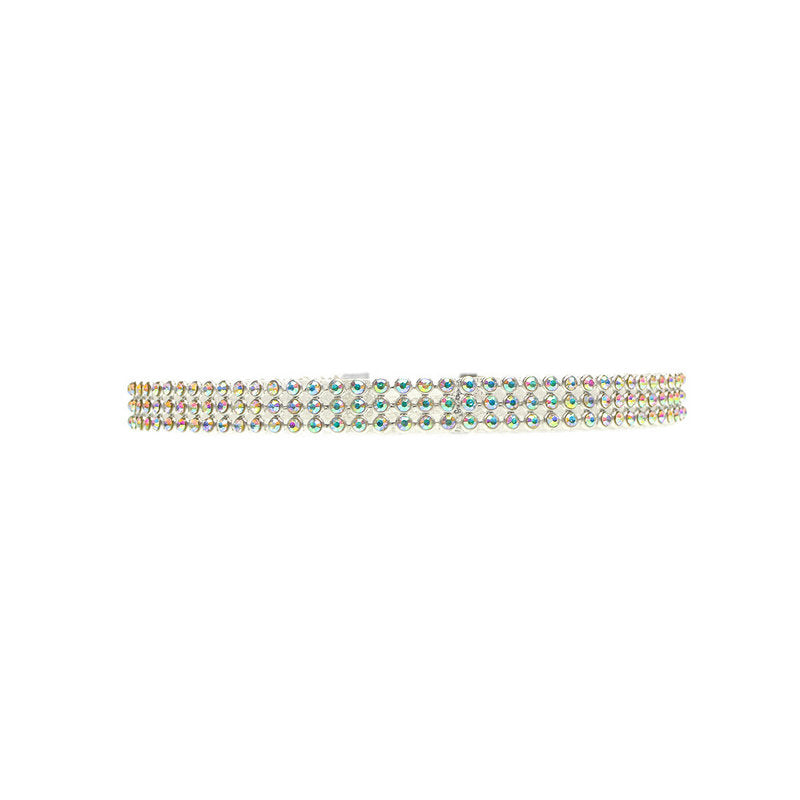 Women’s Crystal Rhinestone Choker Necklace - Wazzi's Wear