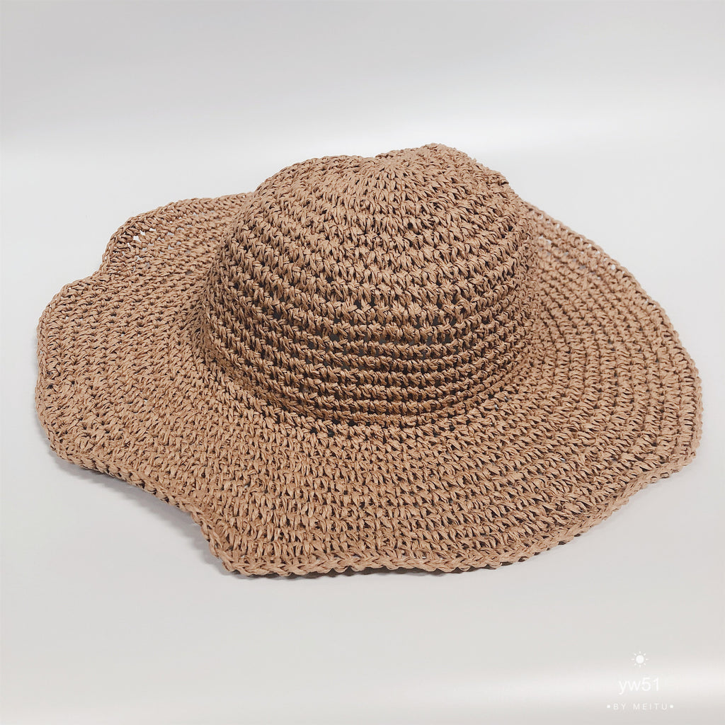 Foldable Holiday Beach Straw Hat