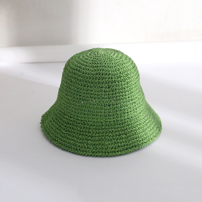 Women’s Straw Bucket Hat in 9 Colors - Wazzi's Wear