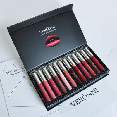 12 Lipstick Gift Box Set - Wazzi's Wear