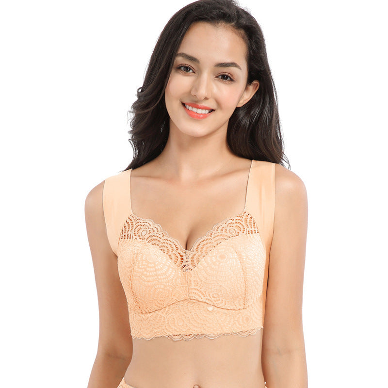 Women’s Padded Full Cup Lift Bra with Lace in 4 Colors - Wazzi's Wear